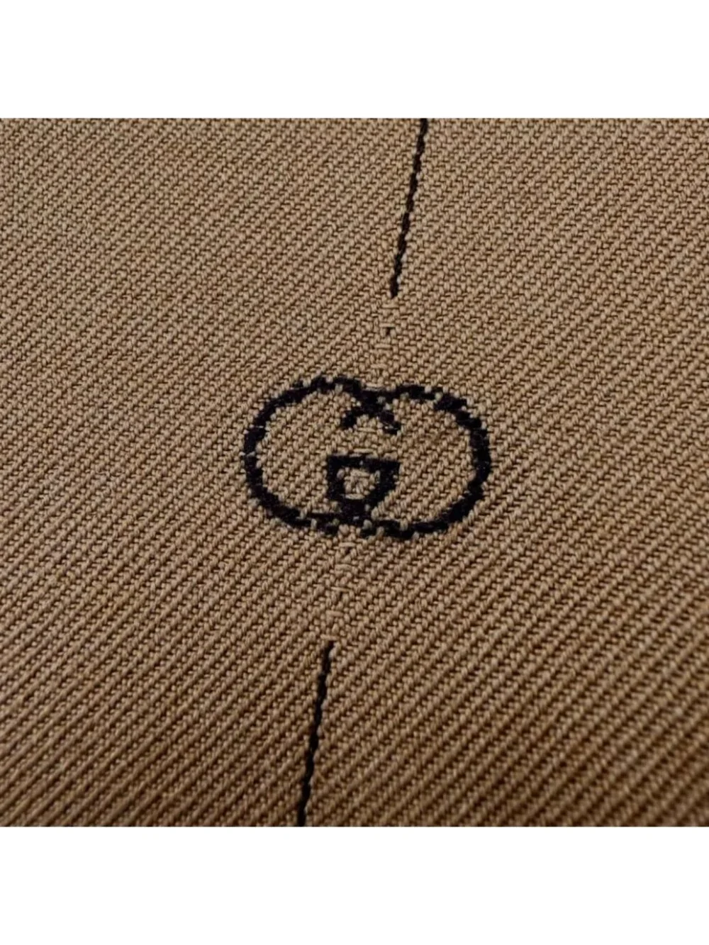Gucci Wool 100% Interlocking G Striped Pants Trousers Beige